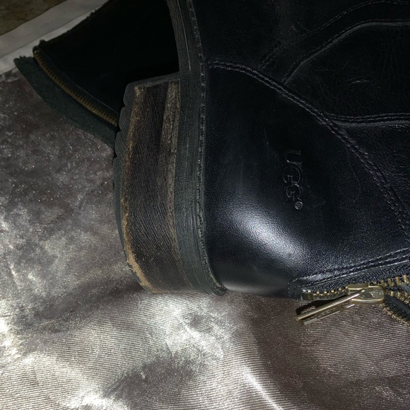 Women's UGG Tall Black Boots - Picture 6 of 9